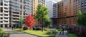 3-к квартира, строящийся дом, 62м2, 3/15 этаж