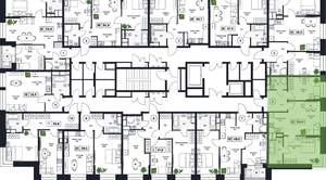 2-к квартира, вторичка, 54м2, 6/17 этаж