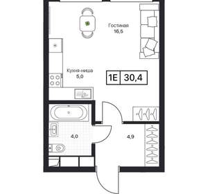 1-к квартира, вторичка, 30м2, 3/17 этаж