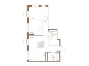 3-к квартира, вторичка, 70м2, 2/25 этаж