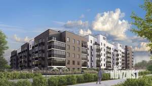 1-к квартира, строящийся дом, 45м2, 4/4 этаж