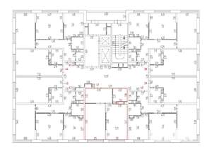 1-к квартира, вторичка, 49м2, 6/17 этаж