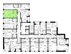 Студия квартира, вторичка, 28м2, 9/17 этаж