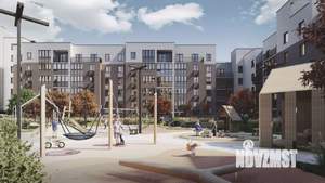 1-к квартира, строящийся дом, 45м2, 4/4 этаж