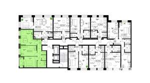 3-к квартира, вторичка, 63м2, 2/17 этаж