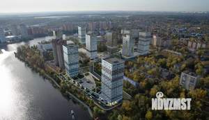 1-к квартира, строящийся дом, 40м2, 18/25 этаж