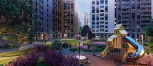 1-к квартира, строящийся дом, 34м2, 11/15 этаж