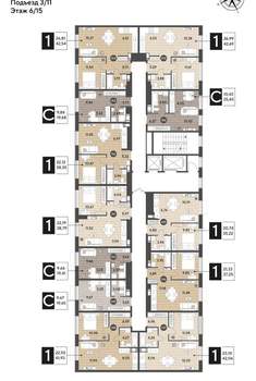 Студия квартира, строящийся дом, 20м2, 6/15 этаж
