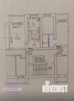 1-к квартира, вторичка, 37м2, 6/9 этаж