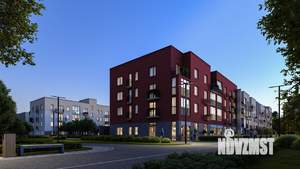 1-к квартира, строящийся дом, 48м2, 4/4 этаж