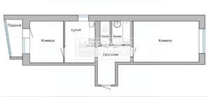 2-к квартира, вторичка, 56м2, 9/10 этаж
