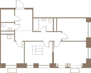 3-к квартира, вторичка, 73м2, 4/25 этаж