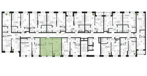 1-к квартира, вторичка, 45м2, 5/17 этаж