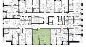 2-к квартира, вторичка, 52м2, 8/17 этаж