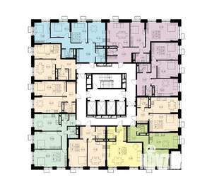 3-к квартира, строящийся дом, 77м2, 3/28 этаж