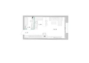 Студия квартира, вторичка, 31м2, 2/17 этаж