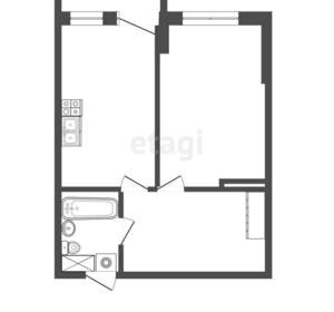 1-к квартира, вторичка, 41м2, 4/26 этаж