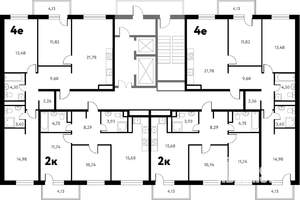 2-к квартира, вторичка, 57м2, 13/17 этаж