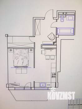 Студия квартира, вторичка, 51м2, 13/16 этаж