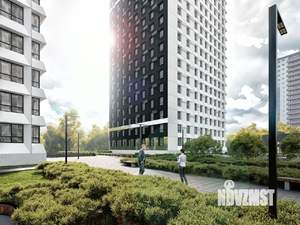 1-к квартира, строящийся дом, 47м2, 22/23 этаж