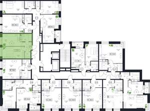 1-к квартира, вторичка, 37м2, 7/17 этаж