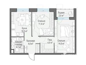 Фото квартиры на продажу (1)