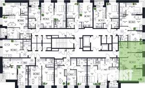 2-к квартира, вторичка, 54м2, 3/17 этаж