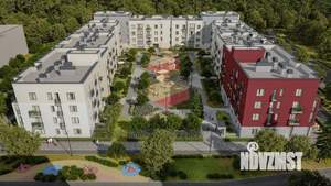 Студия квартира, строящийся дом, 32м2, 2/4 этаж