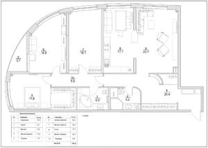 4-к квартира, вторичка, 131м2, 2/21 этаж