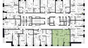 2-к квартира, вторичка, 50м2, 7/17 этаж