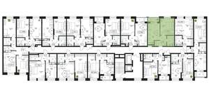 1-к квартира, вторичка, 41м2, 10/17 этаж