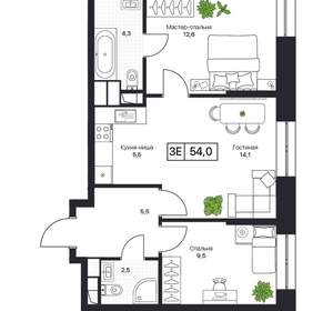2-к квартира, вторичка, 54м2, 3/17 этаж