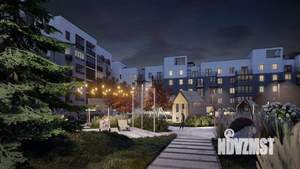 1-к квартира, строящийся дом, 50м2, 4/4 этаж