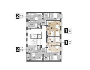 1-к квартира, вторичка, 36м2, 3/12 этаж