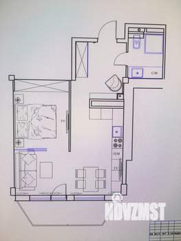 Студия квартира, вторичка, 51м2, 13/16 этаж