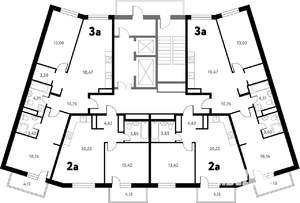 3-к квартира, вторичка, 73м2, 11/17 этаж