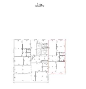 3-к квартира, сданный дом, 77м2, 5/22 этаж