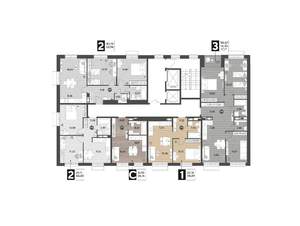 Студия квартира, строящийся дом, 26м2, 2/15 этаж