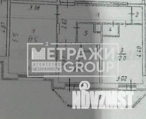 2-к квартира, вторичка, 51м2, 7/12 этаж