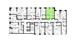 Студия квартира, вторичка, 28м2, 2/17 этаж