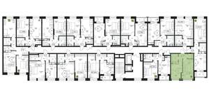 1-к квартира, вторичка, 33м2, 9/17 этаж