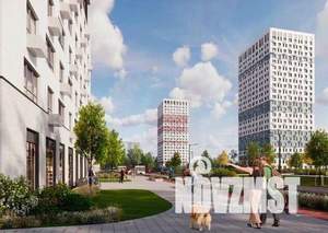 3-к квартира, строящийся дом, 70м2, 23/25 этаж