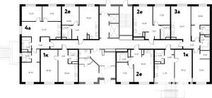 2-к квартира, вторичка, 41м2, 1/17 этаж
