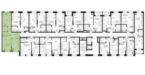 2-к квартира, вторичка, 61м2, 7/17 этаж