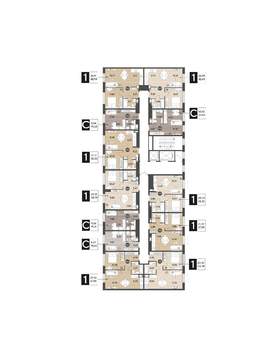 Студия квартира, вторичка, 20м2, 12/15 этаж