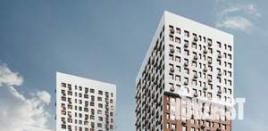 2-к квартира, строящийся дом, 49м2, 21/23 этаж