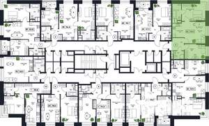 2-к квартира, вторичка, 54м2, 7/17 этаж