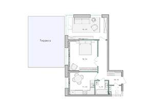 2-к квартира, строящийся дом, 60м2, 2/17 этаж