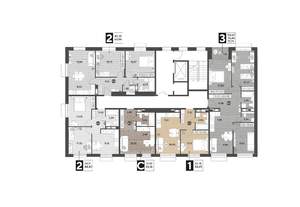 2-к квартира, вторичка, 64м2, 6/9 этаж