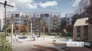 1-к квартира, строящийся дом, 50м2, 1/4 этаж